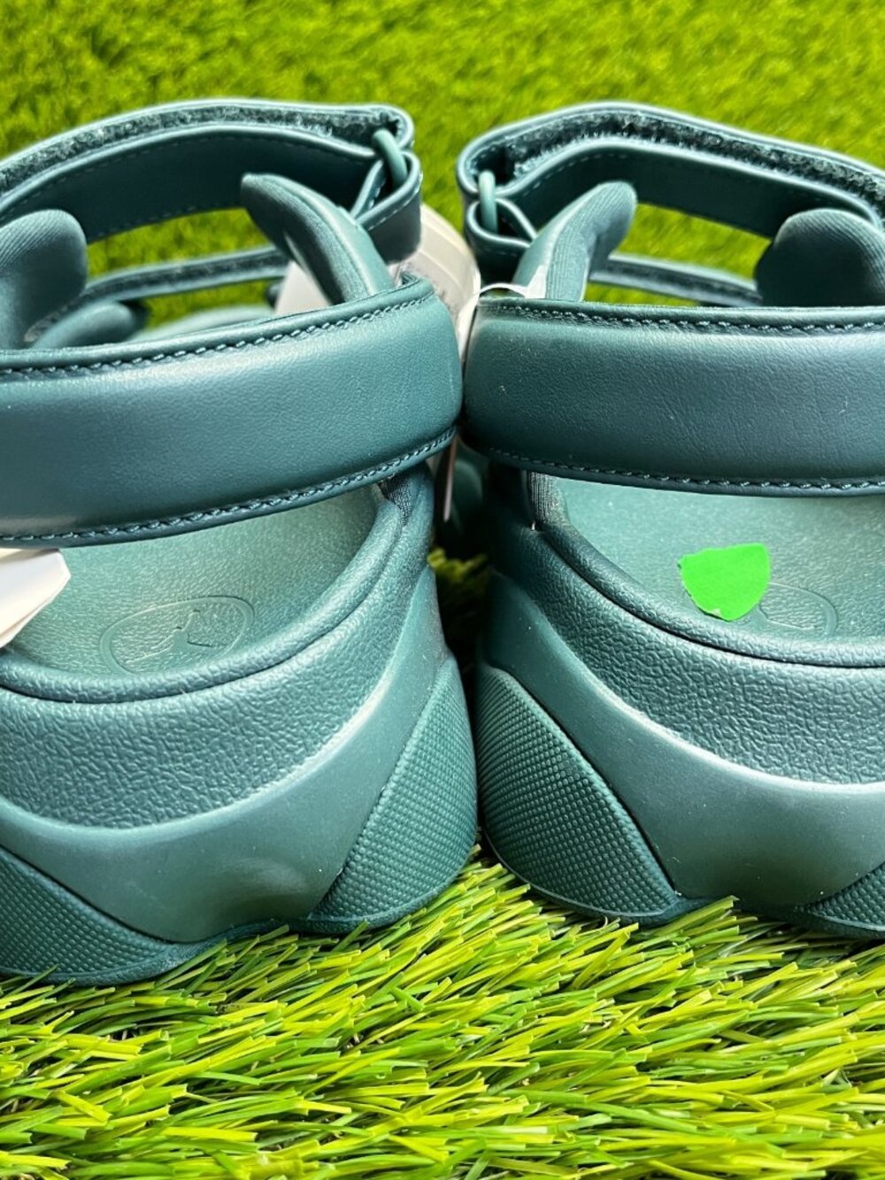 Nike Teal Platform Sport Sandals - Picture 6 of 10